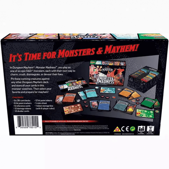 Dungeons & Dragons Card Game, Dungeons Mayhem Card Game: Monster Madness-fanceye