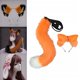 thumbnail image 2 of Halloween se puede doblar y ajustar el baile cosplay piel artificial cola y orejas de zorro de peluche, 2 of 4