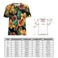thumbnail image 2 of Nostalgic Vintage Floral Women's Short Sleeve T-Shirt Crew Neck Casual Summer Trendy Loose Fit Tops, 2 of 6