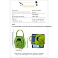 thumbnail image 4 of KelaJuan Halloween Candy Bags for Children, Trick or Treat Goody Bags, Cartoon Grimace Embroidered Pattern Bags with Handles, 4 of 6