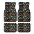 thumbnail image 1 of Fotbe Colorful Guitar Juego de 4 Tapetes para Auto con Estampado – Alfombrillas de Goma Reforzada, Diseño Antideslizante, Protección para Todo el Año – Vehículos, Autos, Camionetas y SUVs, 1 of 7