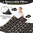 thumbnail image 3 of Paw Prints and Bones Toddler Nap Mats for Kids Preschool,Sleeping Mat Bag or Kids,Toddler Sleeping Bag,Toddler Nap Mat or Daycare, 3 of 6