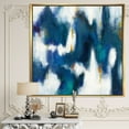 thumbnail image 2 of Designart ' Blue Glam Texture II ' Contemporary Framed Canvas, 2 of 3