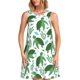 thumbnail image 1 of Easygdp Cartoon Turtle para Vestido Transpirable de Mujer, Vestido Suelto de Manga Corta con Pliegues y Bolsillos para el Verano, 1 of 7