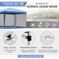 thumbnail image 2 of ZXNYH 10’ x 10’ Beige Pop Up Outdoor Canopy, Waterproof Portable, 2 of 7