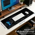 thumbnail image 3 of Brecoy Extended Large Gaming Mouse Pad, 31.5" x 11.8" Desk Mat with Stitched Edges, Waterproof Non-Slip Rubber Base, Desk Protection for Home Office & Gaming, 3 of 7