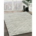 thumbnail image 3 of Ahgly Company Machine Washable Indoor Square Contemporary Dark Goldray Area Rugs, 8' Square, 3 of 7