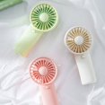 thumbnail image 5 of Nkmbld Portable Fan Handheld Small Fan, Rechargeable Mini Travel Fan for Outdoor Indoor, White, 5 of 9
