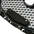 thumbnail image 4 of Suitable for Black Honeycomb Mesh Front Grill Assembly Compatible with 2014-2016 Mazda 3 Axela - Durable Painted Plastic Bumper Cover, 4 of 9