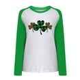 thumbnail image 4 of Pntutb St. Patricks Day Womens Casual Long Sleeve Print Ladies Sweatshirts Tops, 4 of 4