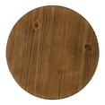 thumbnail image 5 of Kate and Laurel Stratton Rustic Round Pedestal Table, 12 x 12 x 26, Caramel And Black, 5 of 6