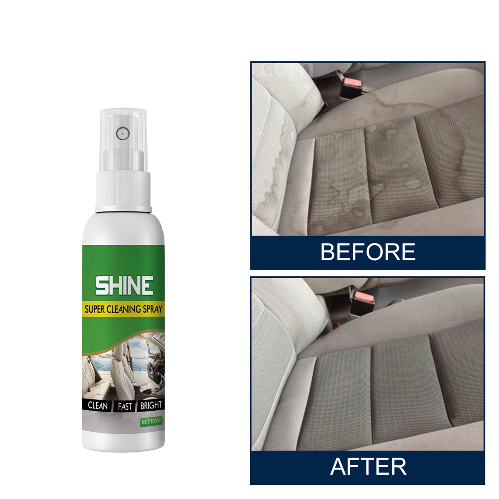 Star Home 60ml Foam Cleaner Non-irritating Without Corrosion No Water  Washing Car Interior Leather Cleaning Supplies for Car 