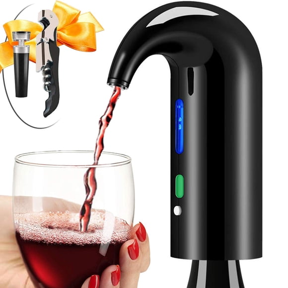 Decantador eléctrico de vino Higfra con abridor de vino en caja de regalo