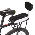 thumbnail image 1 of Bike Rear Seat,Rear Seat Leather Soft Cushion Seat Bike Mtb Bike Mtb Pu Soft Cushion Rear Seat Children Seat With Rest Mtb Pu Leather Pu Leather Soft Rear Frame Seat, 1 of 7
