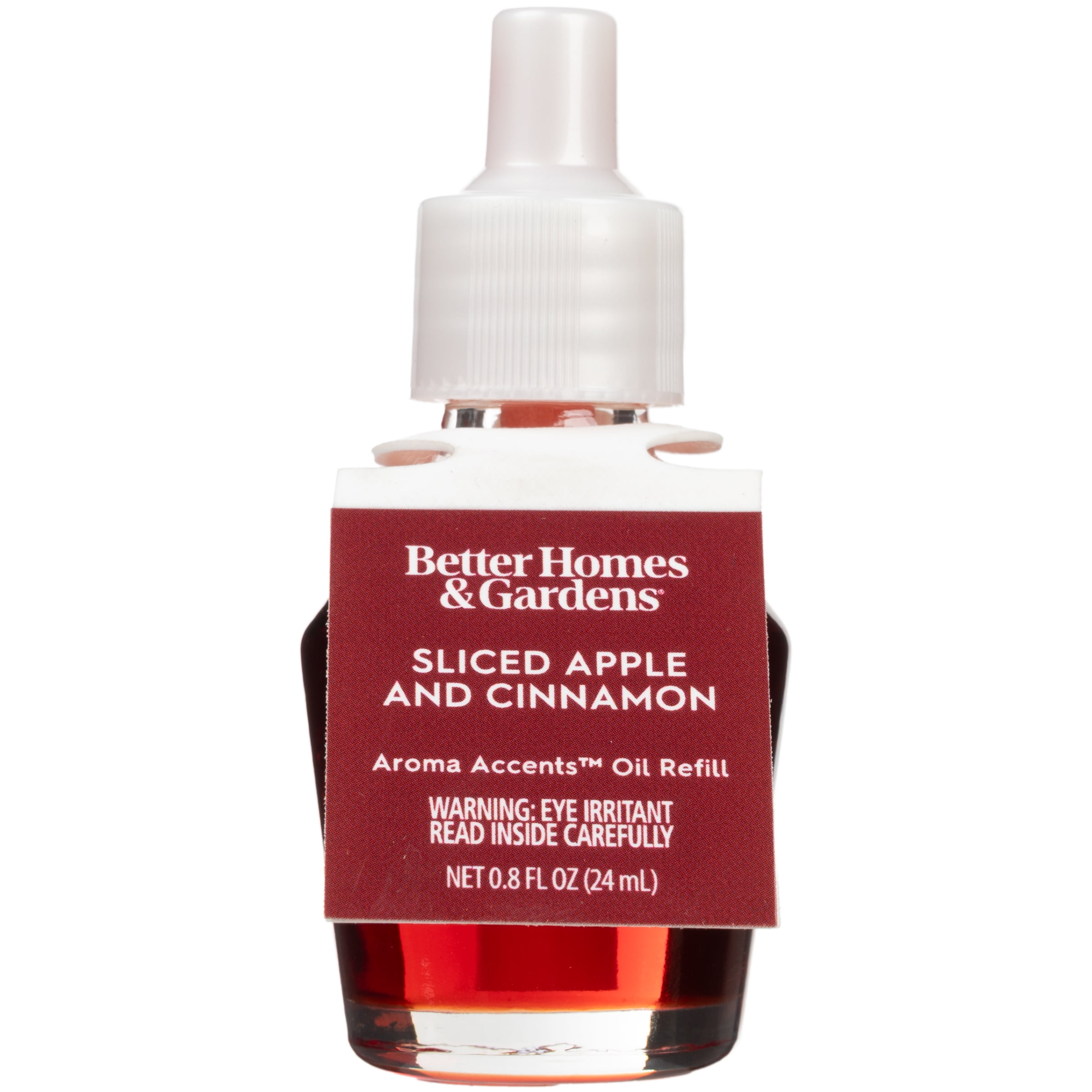 (2 pack) Better Homes & Gardens Aroma Accents Fragrance Oil Refill, Sliced Apple Cinnamon, 24 mL