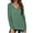 Lake Green, variant on Bliwov Womens Long Sleeve Shirts V Neck T Shirts Dressy Casual 2024 Trendy Basic Tee Fall Tops Fashion Clothes