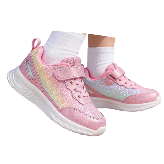 Liyamei Girls Fashion Sneakers Casual Shoes Lightweight Breathable Running Shoes For Toddlers And Kids Girls Running Shoes Size 11.5