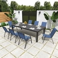 thumbnail image 5 of CHINNLUU Patio Chairs Set of 6, Stackable Outdoor Dining Chairs for All Weather Textilene Fabric & Metal Frame, Outdoor Chairs Set for Backyard Deck Garden, 5 of 8
