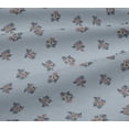 thumbnail image 4 of oneOone Cotton Jersey Baby Blue Fabric Leaves & Floral Artistic Sewing Craft Projects Fabric Prints By Yard 58 Inch Wide, 4 of 4