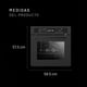 thumbnail image 5 of Nuur - Horno Empotrable de Gas LP 58 Litros con Air Fry, Conveccion, Rosticero (Rotisserie), Controles Digitales, Timer 9 Horas, Puerta Triple Vidrio, Child Lock, Negro Mate - HOHIB60MLP, 5 of 7