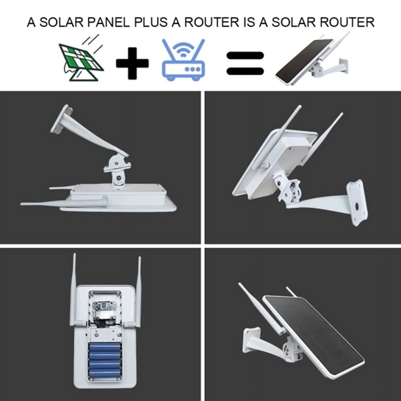 2X 6W 4G Solar Router,WiFi Repeater,4G Router Solar Powered One Machine ,IP66 Waterproof