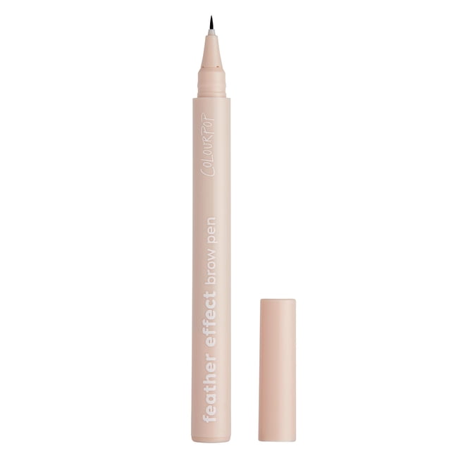Bolígrafo para cejas ColourPop con efecto pluma, color marrón claro
