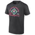 thumbnail image 2 of Men's Fanatics Branded Heather Charcoal Texas Rangers 2023 World Series Champions Franchise Guys T-Shirt, 2 of 4