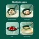 thumbnail image 4 of Moyic Cuchara de mango largo, colador de cocina de mano antiescaldado, colador reutilizable, utensilios de cocina para restaurante con agujero blanco Cocina y Comedor Verde Moyic HA064510-01, 4 of 6