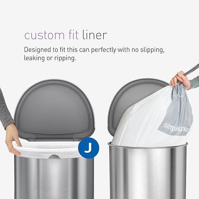 Free Shipping! simplehuman Trash Bags 200 Count, Custom Fit Liners