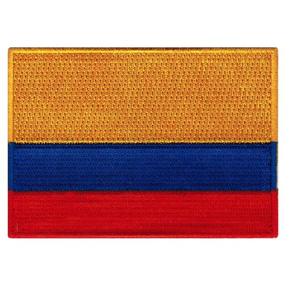 Colombia Flag Embroidered Iron-on Patch
