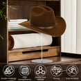 thumbnail image 3 of 3 Pack Acrylic Hat Stand Holder Kit Stable Easy to Install Baseball Hat Rack Stand Set Versatile Round Caps Acrylic Risers for Display, 3 of 10