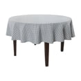 thumbnail image 6 of Mainstays Plaid 70” Round Tablecloth - Blue - Cotton & Polyester Blend, 6 of 8