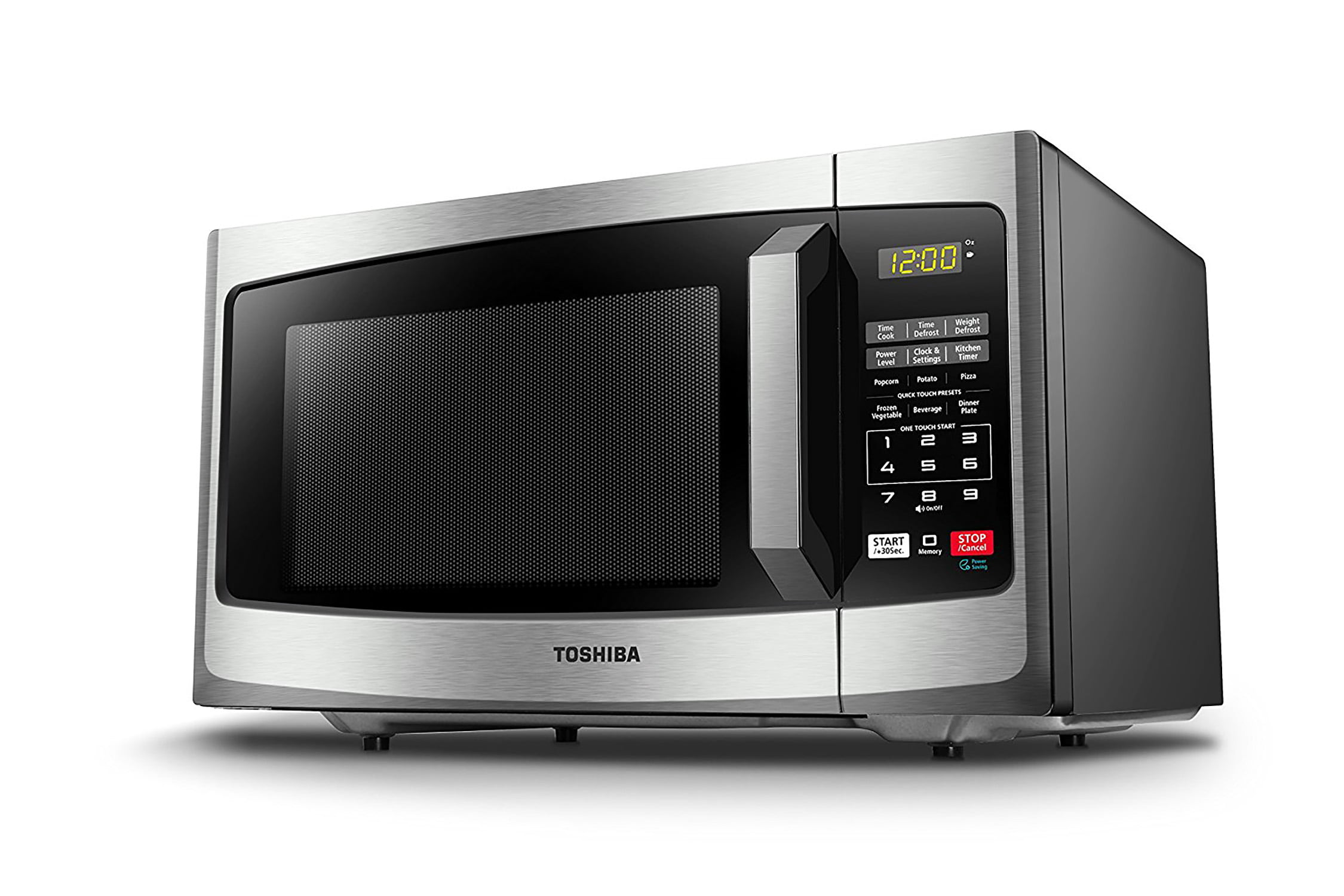 Toshiba 1.2 Cu. ft. Black Stainless Steel Microwave with Smart Sensor