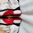thumbnail image 3 of N I-K-E A i r-Jor-dan Jumpman Two Trey Shoes Bred White Black Red DO1925-106 Mens 8, 3 of 6