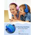 thumbnail image 6 of Mpow Kids Headphones Upgraded USB-C Jack with Microphone, 85/94dB Safe Volume Stereo over Ear Headphones for Kids, Girls, Boys, Share Function Wired Headphones for School Tablet, 6 of 11