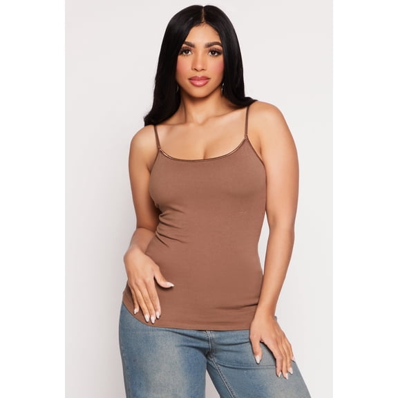 Women's Scoop Neck Shelf Bra Cami