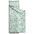 thumbnail image 2 of Light Blue Christmas Tree Pattern Toddler Nap Mats for Kids Preschool,60"x20" Sleeping Mat Bag or Kids,Toddler Sleeping Bag,Toddler Nap Mat or Daycare, 2 of 6