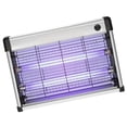 thumbnail image 3 of Lámpara matamoscas eléctrica para interiores y exteriores, luz LED, enchufe plano de EE. UU., 20W, 110V, 3 of 10