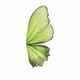 thumbnail image 1 of Firefly hope Regalos, flores, papel de embalaje para cajas de regalo, papel de embalaje con forma de mariposa tridimensional de ensueño (verde), 1 of 5