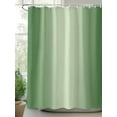 thumbnail image 3 of Green Ombre Waterproof Fabric Shower Curtain, Modern Gradient Abstract Art Shower Curtain for Bathroom Curtains Bathtubs Hotel Washable Shower Curtains with 12 Hooks Extra Long 72x96, 3 of 6