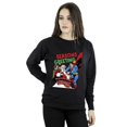 thumbnail image 2 of DC Comics Chandail en Molleton Femme Superman Père Noël Comic, 2 of 3