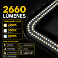 thumbnail image 4 of Aro de luz LED rectangular con Trípode 2.1 m | Luz ajustable | Batería recargable, 4 of 7