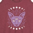 thumbnail image 3 of Instant Message - Cat With Crystals - Women's Racerback Tank Top, 3 of 6