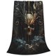 thumbnail image 2 of Balery Vintage Ornate Skull Manta de Felpa Suave y Acogedora – Cobija de Franela Aterciopelada para Cama, Lavable y Cálida para Sofá, Mascotas, Transpirable-60"x50", 2 of 7