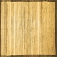 thumbnail image 1 of Ahgly Company Indoor Square Abstract Brown Modern Area Rugs, 8' Square, 1 of 4