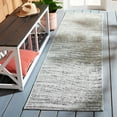 thumbnail image 2 of SAFAVIEH Courtyard Robena Abstract Indoor/Outdoor Runner Rug, Ivory/Grey, 2'2" x 9', 2 of 8