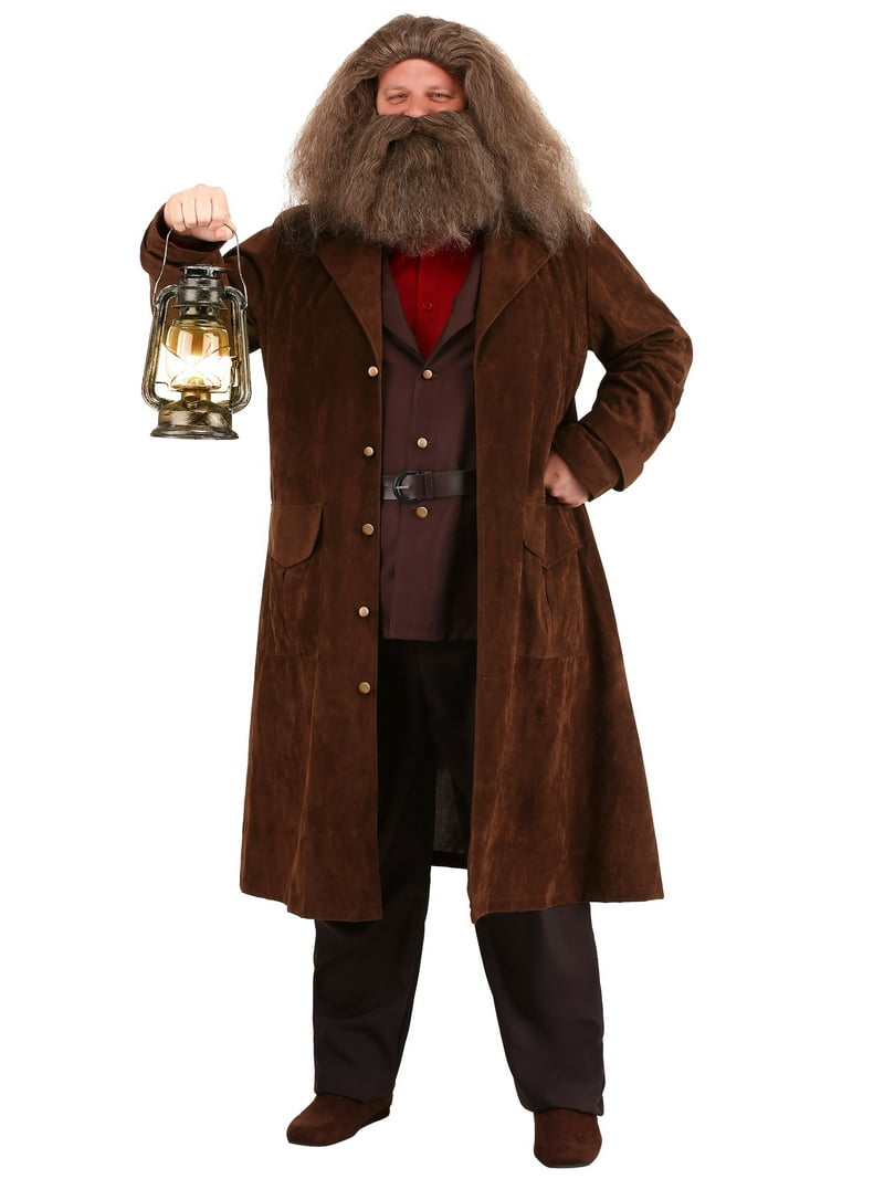 FUN Costumes Deluxe Harry Potter Hagrid Men's Costume, Brown