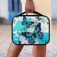 thumbnail image 6 of Renewold Blue Butterfly Bible Bag Tote Purse for Standard Size Bible Fashion Bible Book Carrying Bag Large Capacity Women Girls Church Protective Bag, 6 of 7