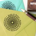 thumbnail image 3 of Printtoo Personalized Address Round Wood Mounted Stamp Wedding Invitation Rubber Custom Stamper-1.96 Inches Diamater, 3 of 4