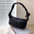 thumbnail image 2 of Bolso bandolera de invierno acolchado de para mujer Bolso cruzado Negro SM SunniMix Bolso de mujer, 2 of 8